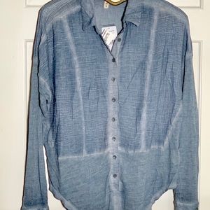 Free People chambray blouse
